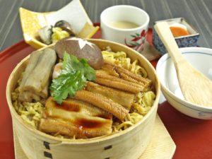 穴子と新ごぼうわっぱ飯膳